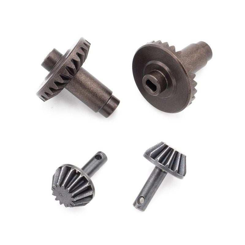 Couronne et pignon de pont métal pour Hobbytech CRX18 - CRX18-018 - Breizh Modélisme.