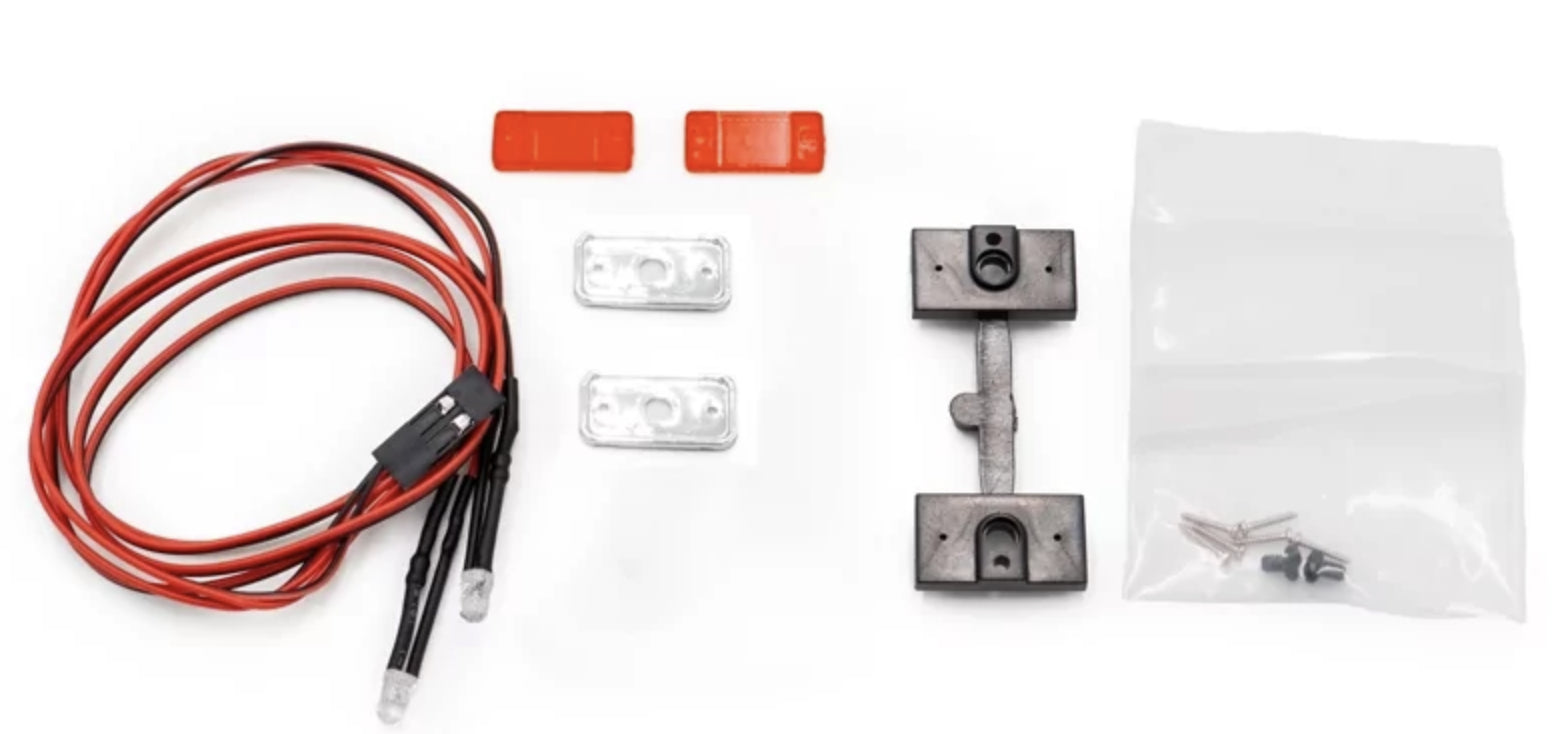 Feux de position rouge (2pcs) - HT-SU1801232 - Breizh Modélisme.