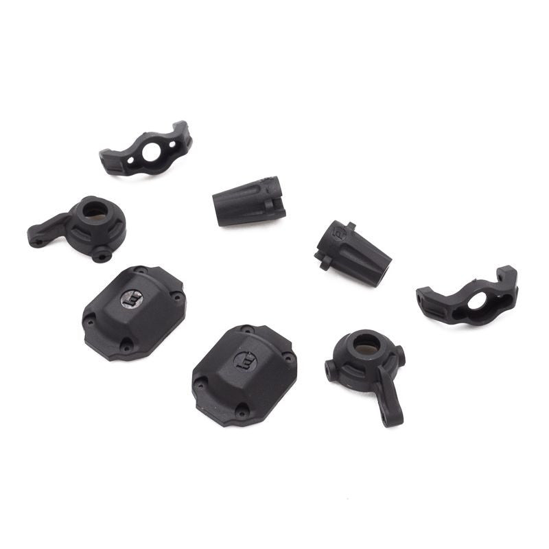 Kit étriers et porte-fusées Av/Ar pour Hobbytech CRX18 - CRX18-002 - Breizh Modélisme.
