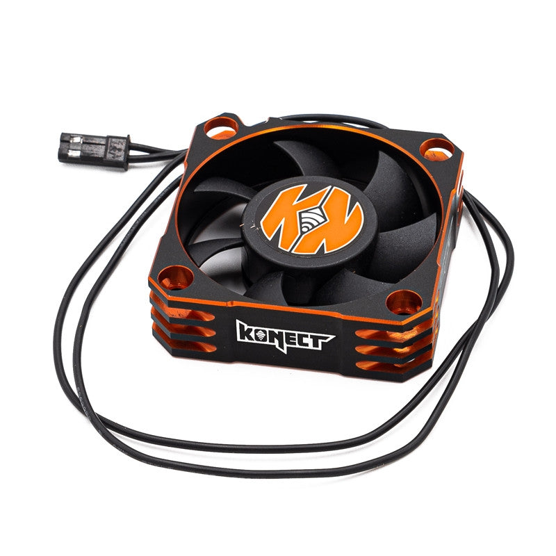 Konect Ventilateur Haute Vitesse Alu 50x50mm - KN-FAN505010 - Breizh Modélisme