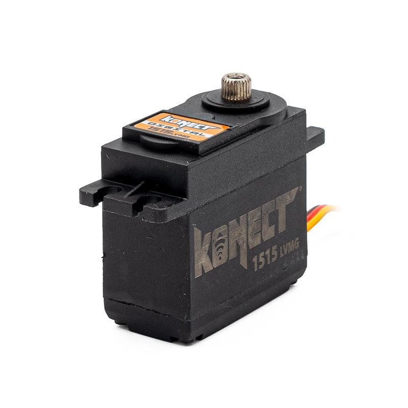 Servo Konect Digital 15kg pignons métal pour Voitures 1/8 et 1/10 - KN-1515LVMG - Breizh Modélisme