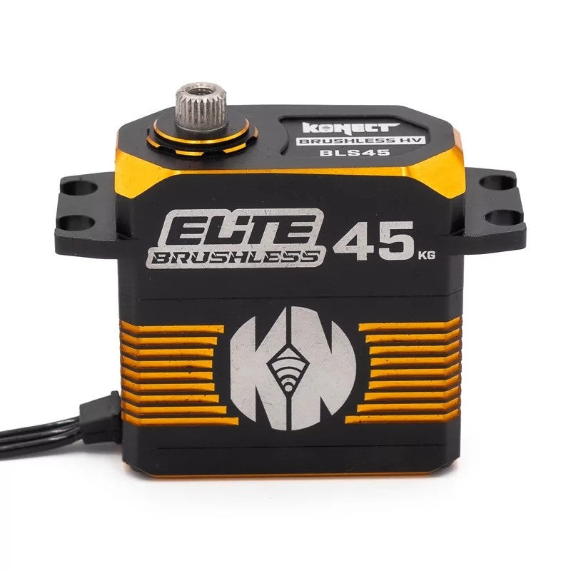 Servo Konect Elite brushless programmable 45Kg/0.09s-7.4V - KN-BLS45 - Breizh Modélisme.