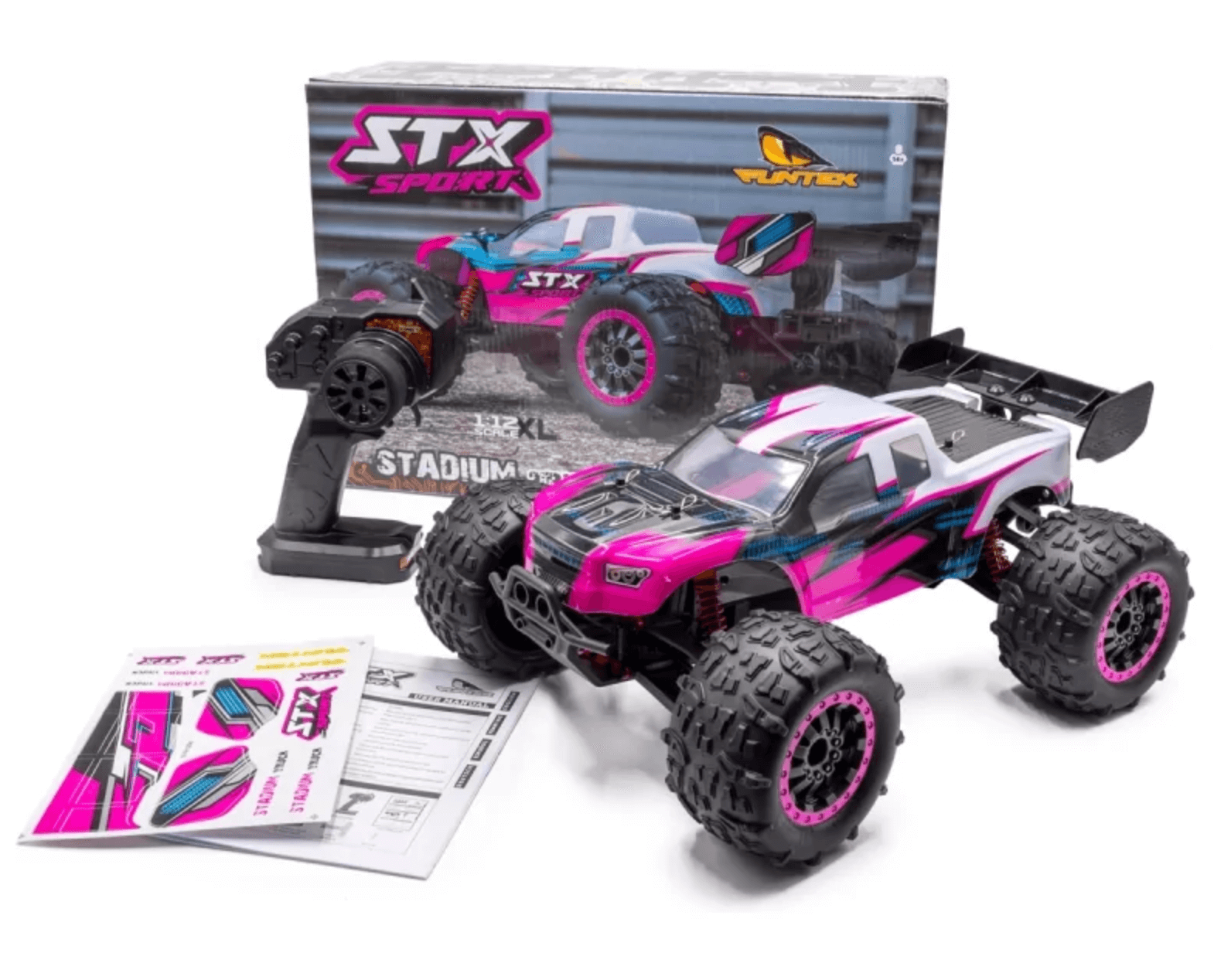 Voiture radiocommandée Funtek STX Sport violet 4wd 1/12 XL