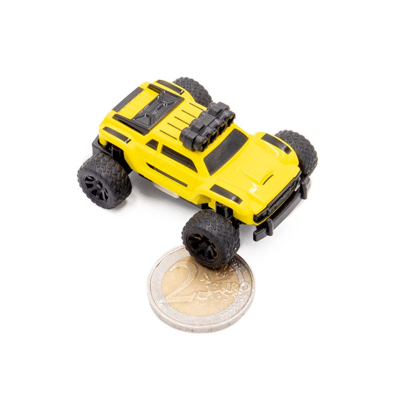 Turbo Racing Micro Monster truck 1/76ème Jaune  RTR- TB-C81-YE - Breizh Modélisme.
