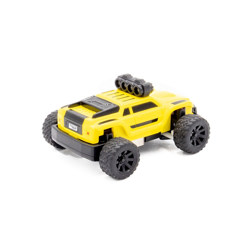 Turbo Racing Micro Monster truck 1/76ème Jaune  RTR- TB-C81-YE - Breizh Modélisme.