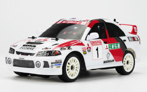 Voiture Carisma GT24 Mitsubishi Lancer evo 4 wrc 1/24ème 4x4 RTR brushless - 86868