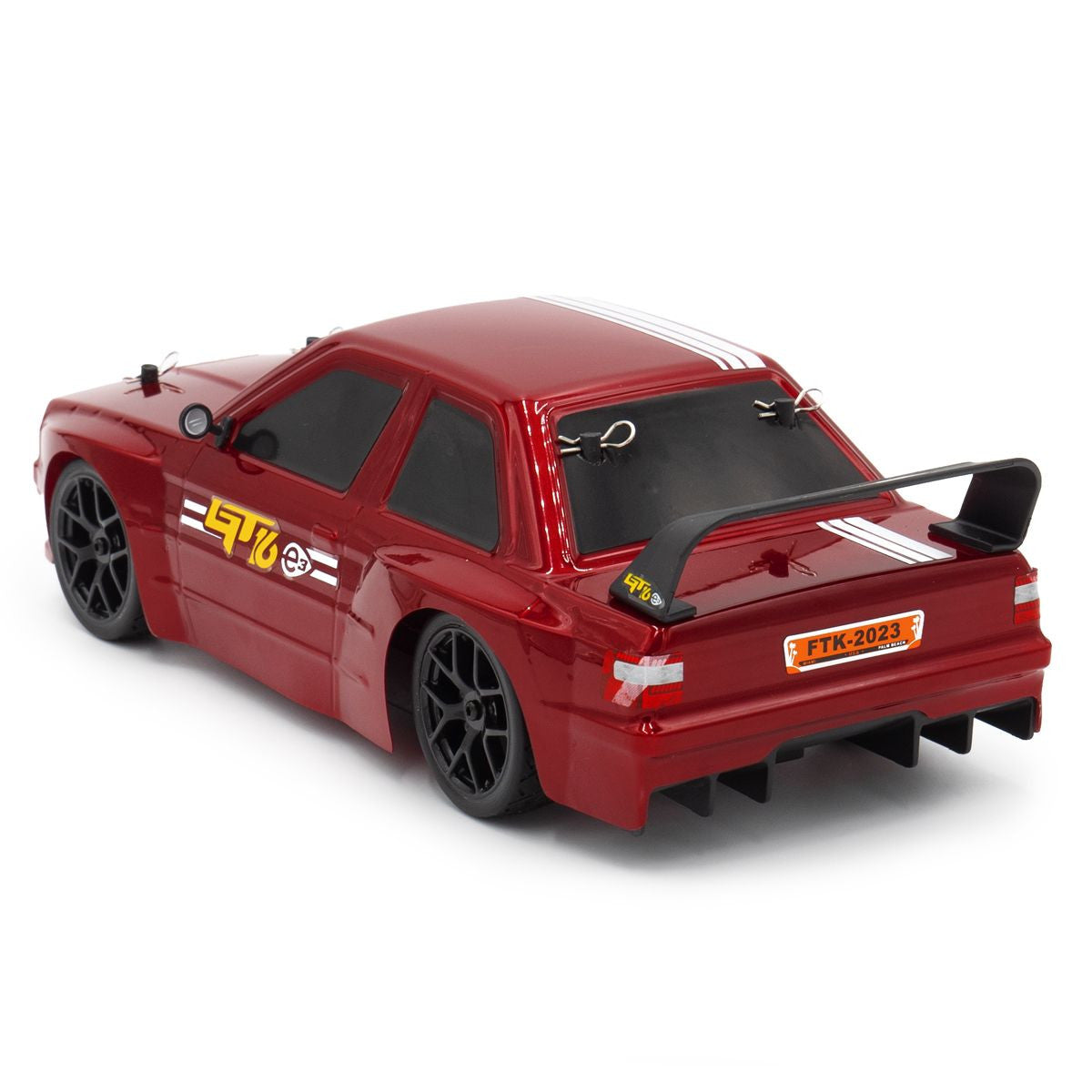 Voiture rc Funtek Touring Car GT16E RTR 1/16 rouge - Breizh Modélisme.