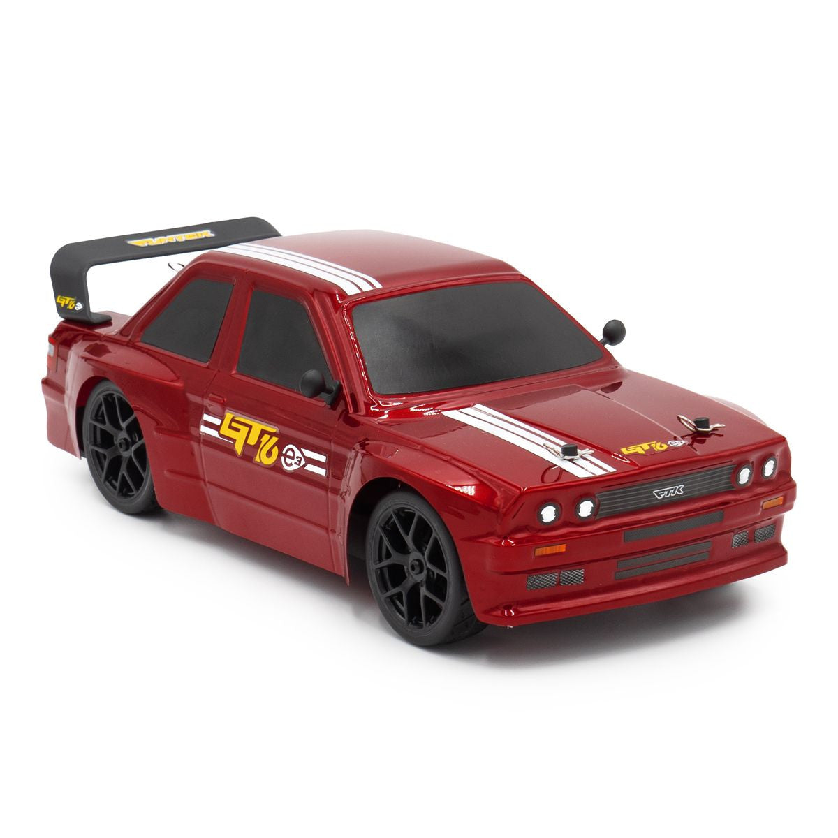 Voiture rc Funtek Touring Car GT16E RTR 1/16 rouge - Breizh Modélisme.