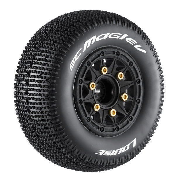 2 Pneus et roues SC-MAGLEV soft (Hex amovible 4pcs) - LT3145SB