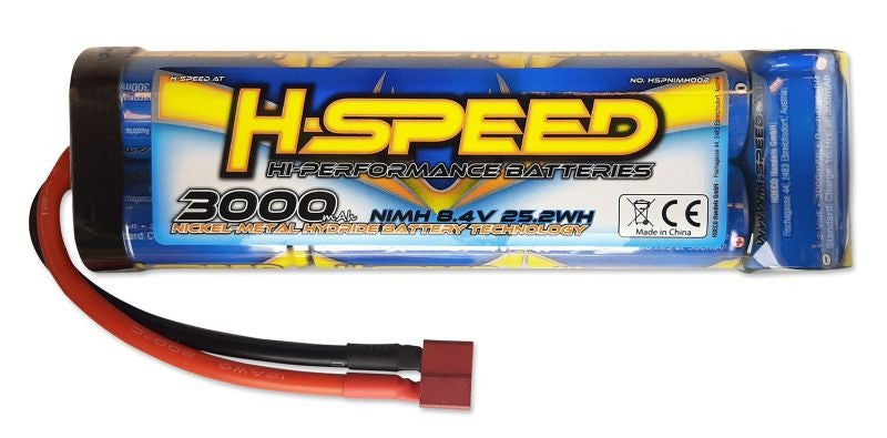 Batterie Stick NiMH 3000mAh 8.4V 7 cellules Dean H-SPEED