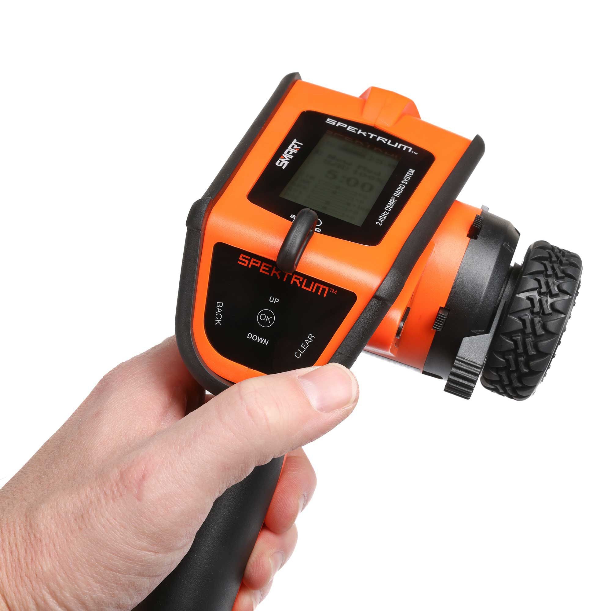 Radio DSMR Spektrum 6 canaux DX6 orange - SPMR6215O - Breizh Modélisme.