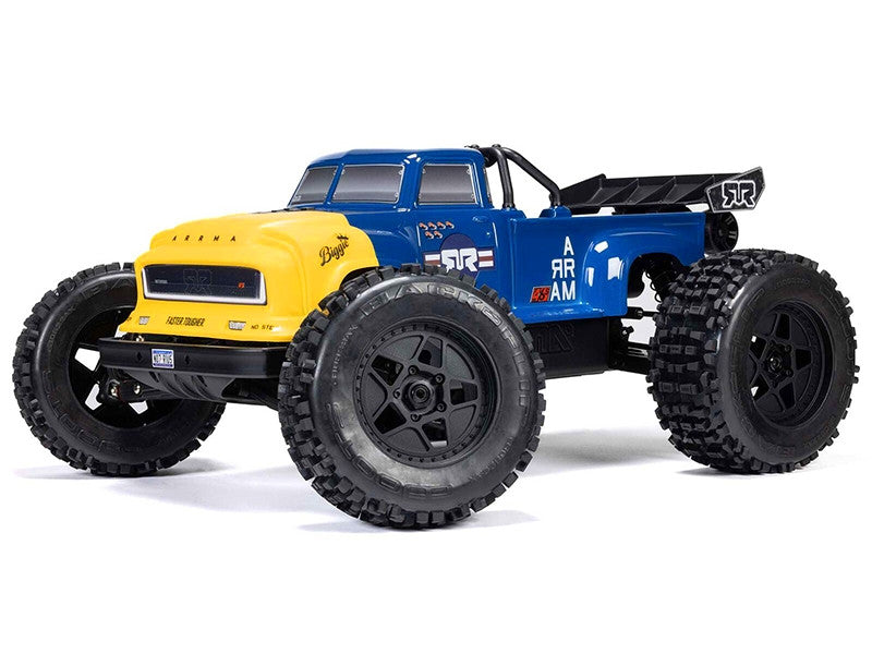 ARRMA ARA8611V6T2 Notorious 6S V6 1/8 4X4 BLX Brushless RTR, bleu