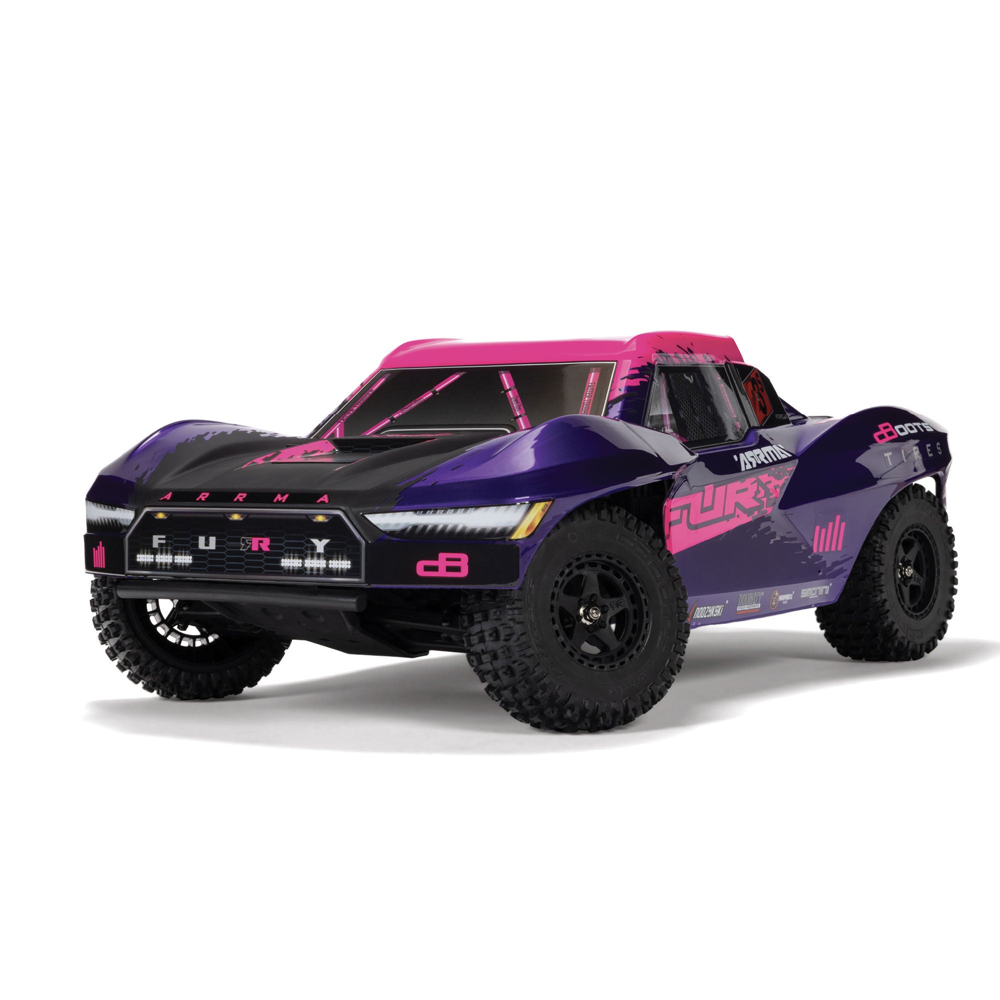 Arrma Fury 223S BLX Brushless 2WD Short Course violet RTR - ARA3521T3