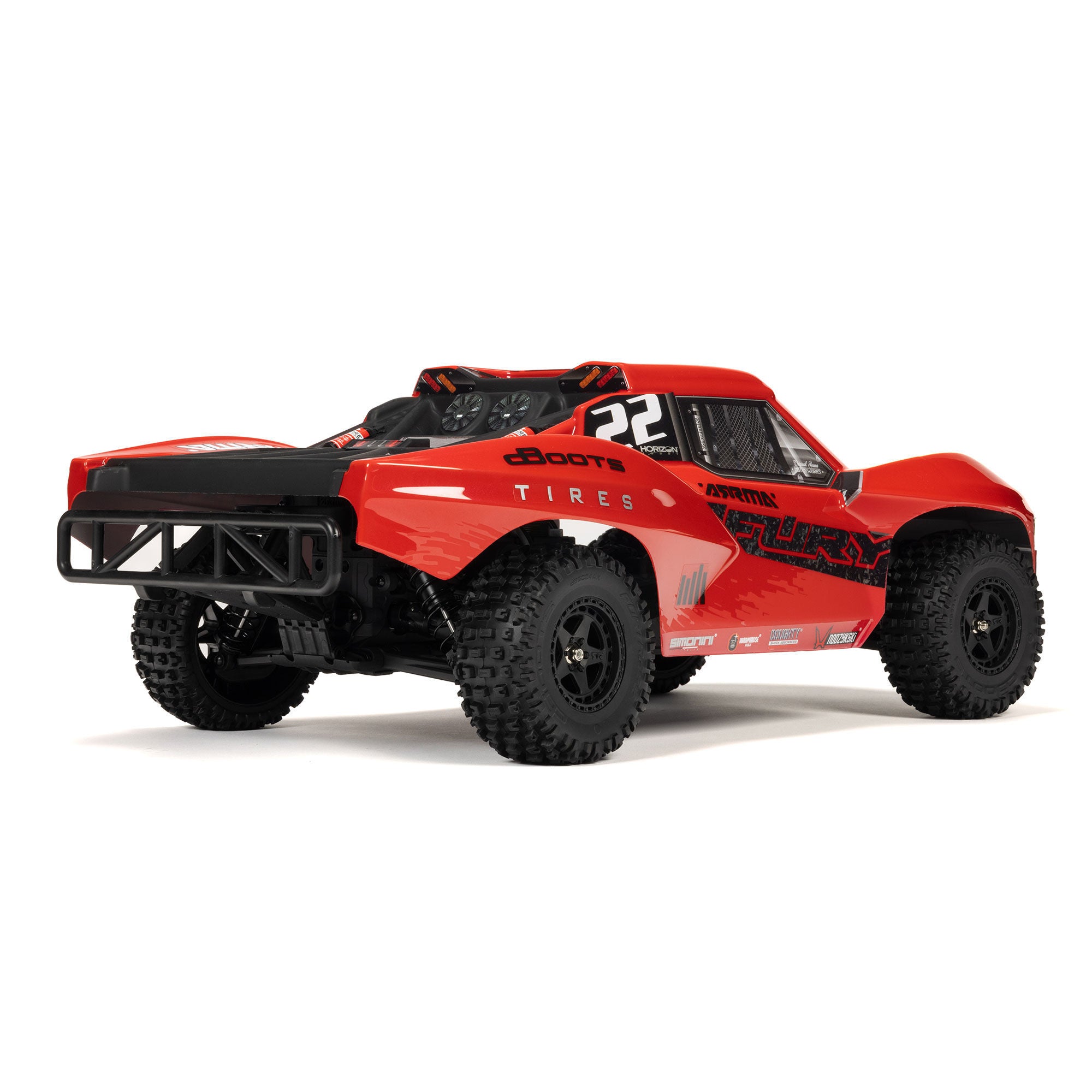 Arrma Fury Mega 550 2WD RTR 1/10 short course rouge - ARA3221ST1
