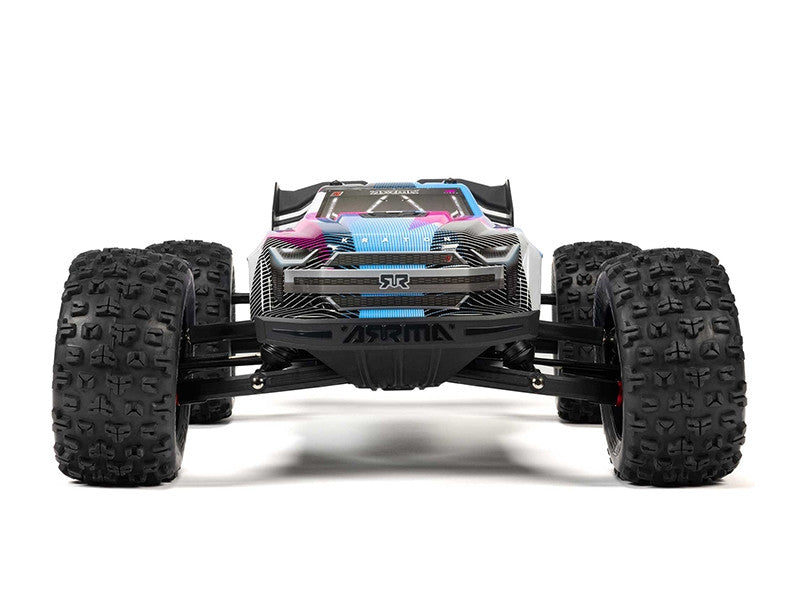 ARRMA Kraton 6S V6 4X4 BLX Brushless Monster Truck 1/8 RTR Bleu - Breizh Modélisme.