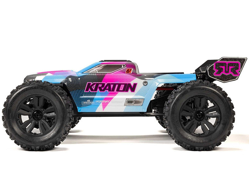 ARRMA Kraton 6S V6 4X4 BLX Brushless Monster Truck 1/8 RTR Bleu - Breizh Modélisme.