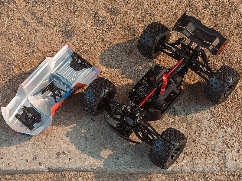 ARRMA Kraton 6S V6 4X4 BLX Brushless Monster Truck 1/8 RTR Bleu - Breizh Modélisme.