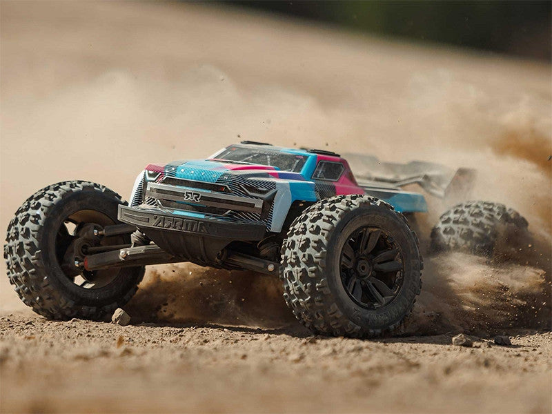 ARRMA Kraton 6S V6 4X4 BLX Brushless Monster Truck 1/8 RTR Bleu - Breizh Modélisme.