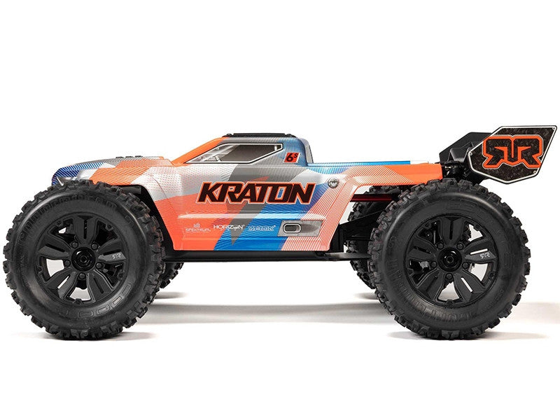 ARRMA Kraton 6S V6 4X4 BLX Brushless Monster Truck 1/8 RTR Orange - Breizh Modélisme.