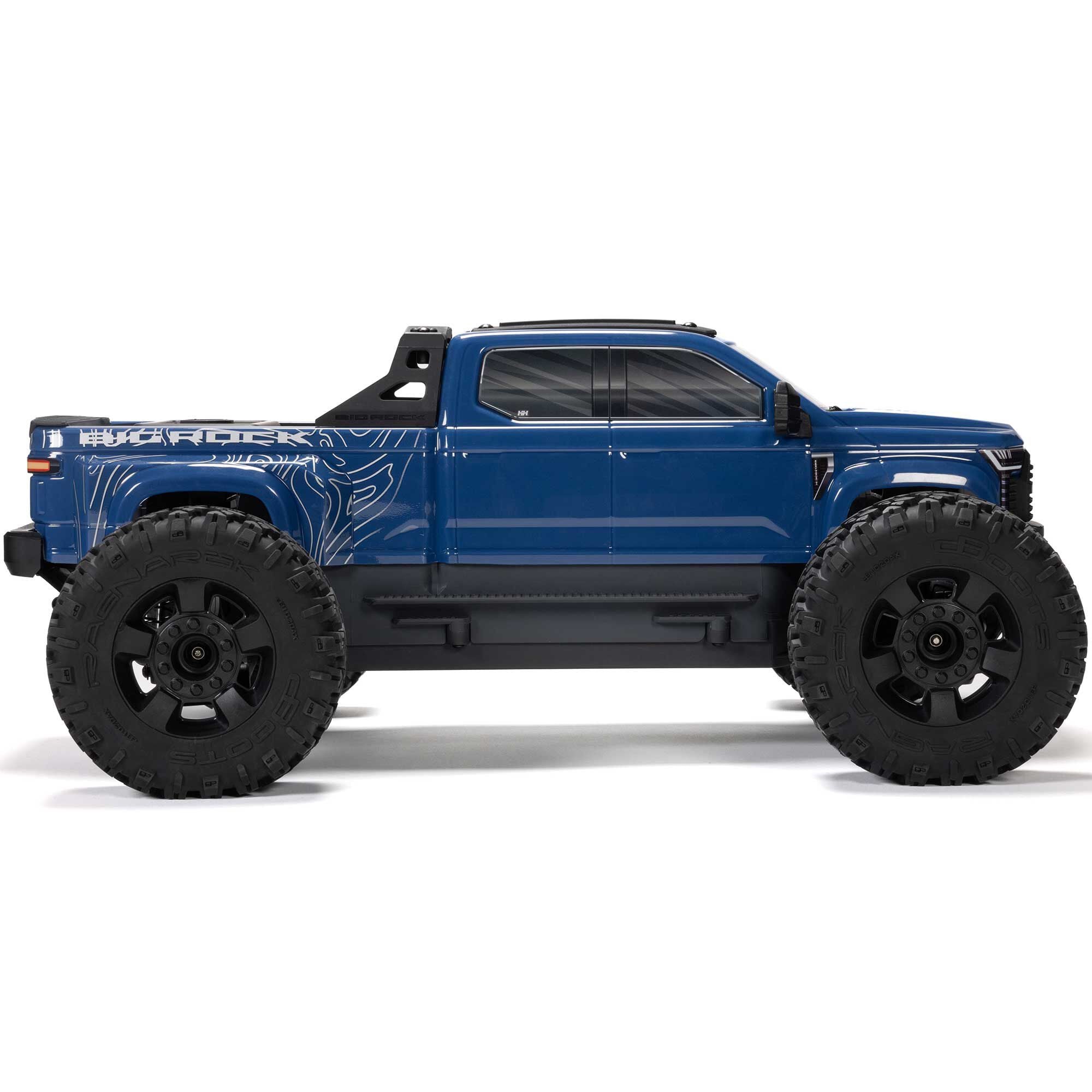 Arrma Monster Truck 1/10 BIG ROCK 223S DSC brushless 4X4 RTR bleu - ARA4312V4T3 - Breizh Modélisme.