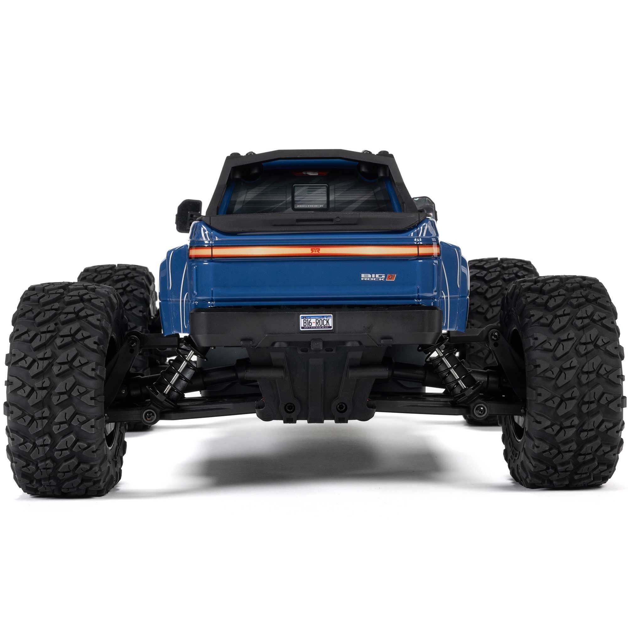 Arrma Monster Truck 1/10 BIG ROCK 223S DSC brushless 4X4 RTR bleu - ARA4312V4T3 - Breizh Modélisme.