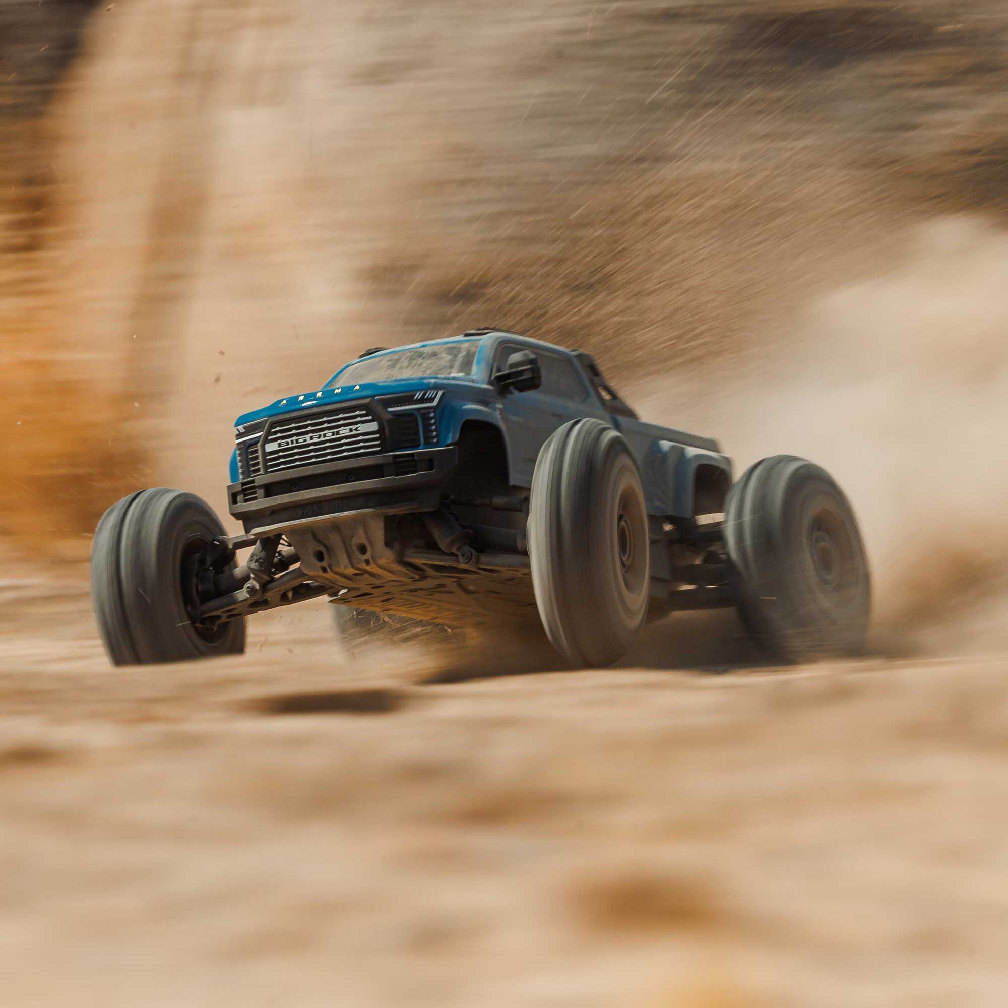 Arrma Monster Truck 1/10 BIG ROCK 223S DSC brushless 4X4 RTR bleu - ARA4312V4T3