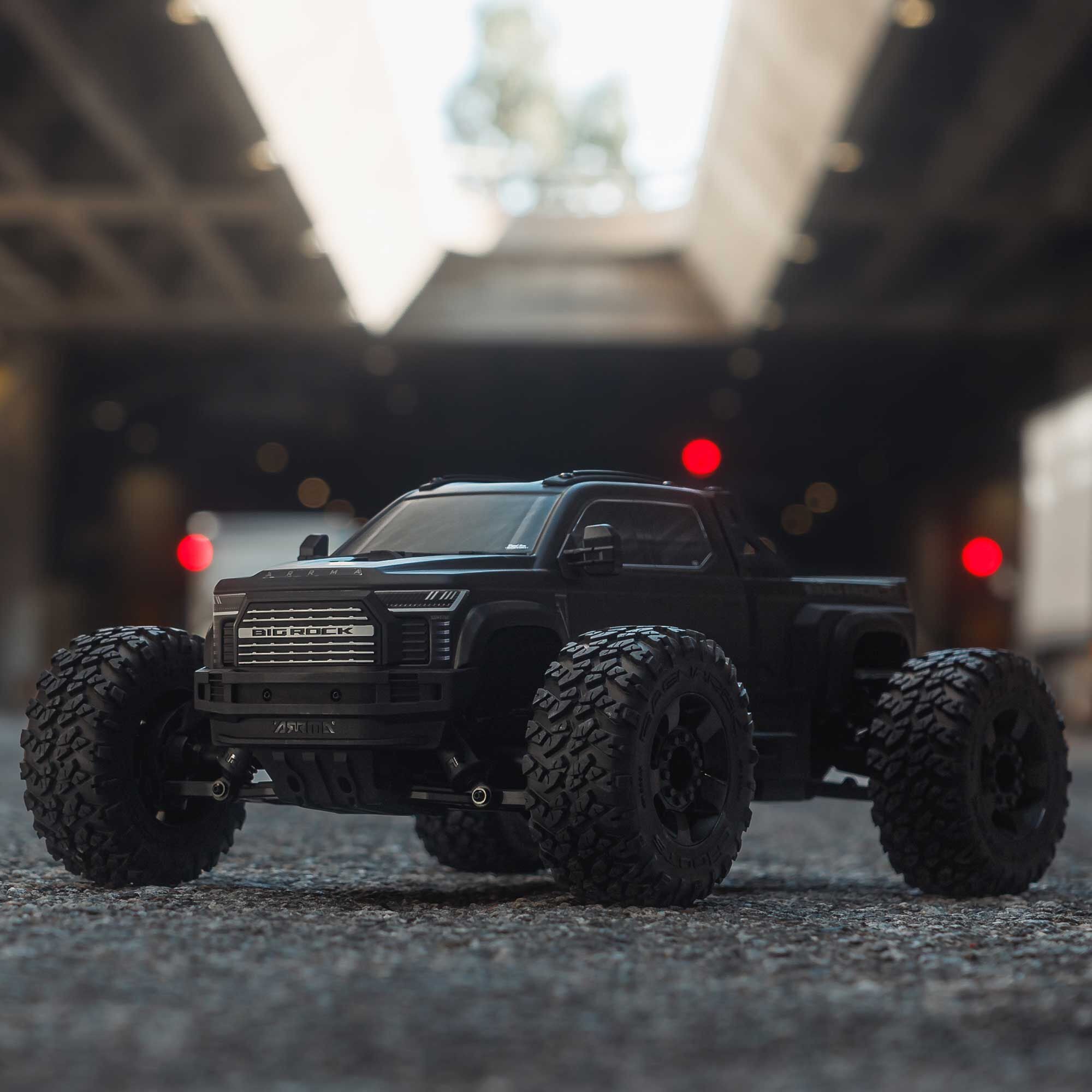 Arrma Monster Truck 1/10 BIG ROCK 223S DSC brushless 4X4 RTR noir - ARA4312V4T1 - Breizh Modélisme.