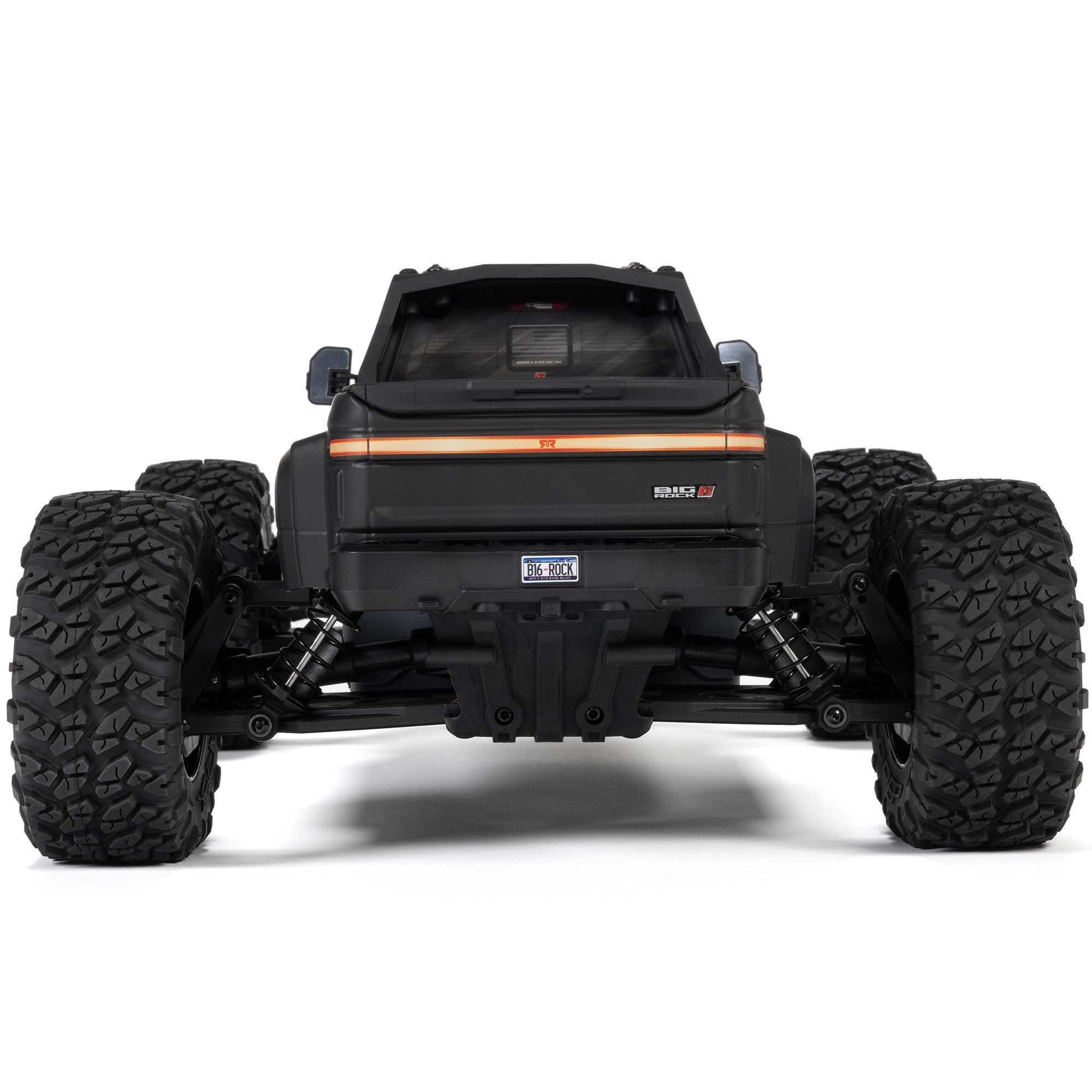 Arrma Monster Truck 1/10 BIG ROCK 223S DSC brushless 4X4 RTR noir - ARA4312V4T1 - Breizh Modélisme.