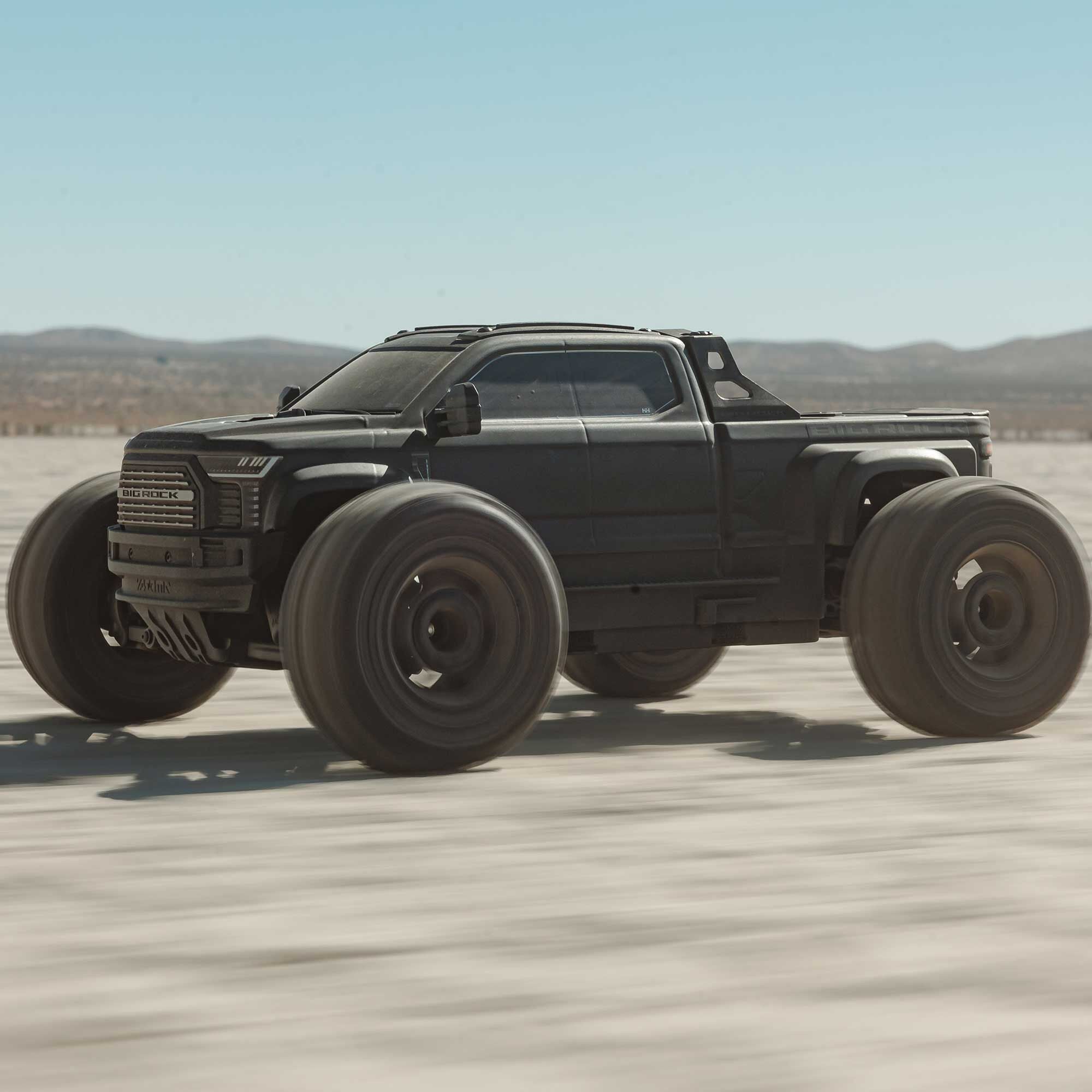Arrma Monster Truck 1/10 BIG ROCK 223S DSC brushless 4X4 RTR noir - ARA4312V4T1 - Breizh Modélisme.