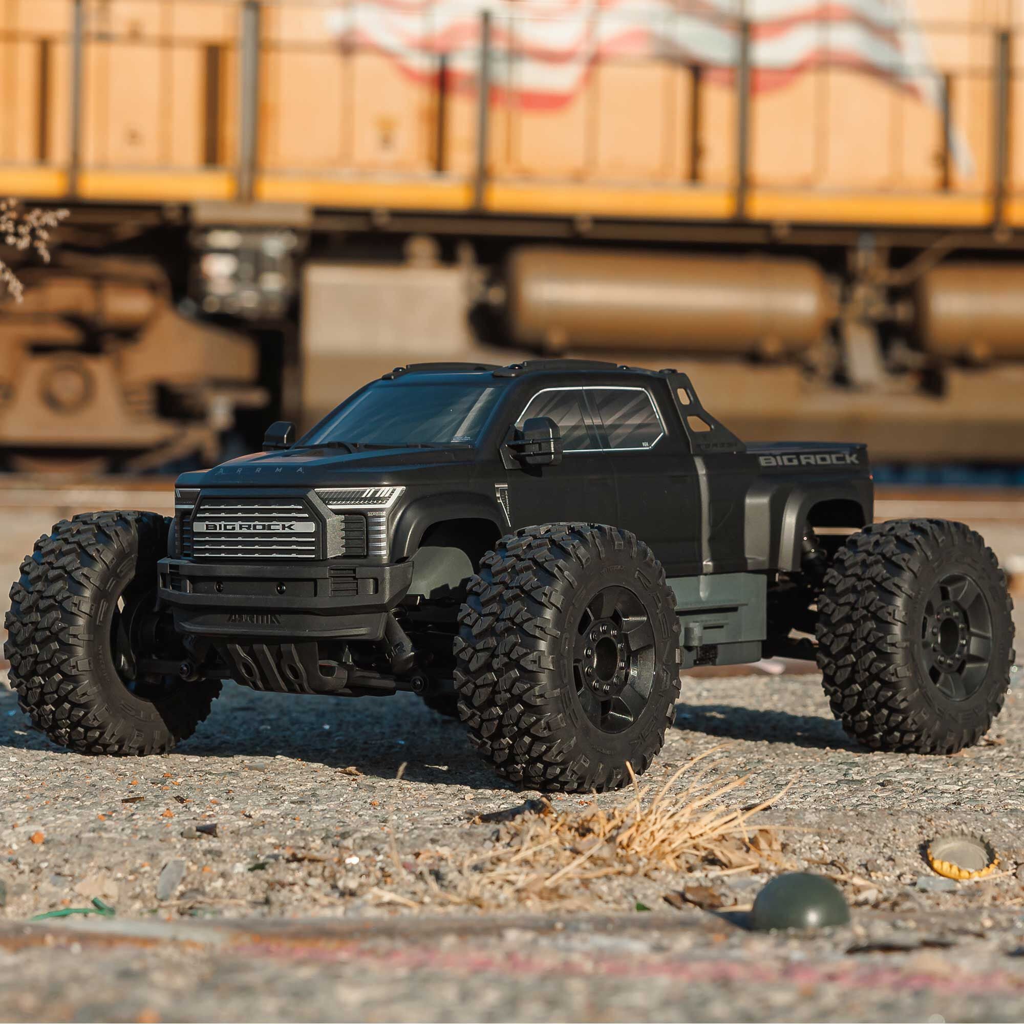 Arrma Monster Truck 1/10 BIG ROCK 223S DSC brushless 4X4 RTR noir - ARA4312V4T1 - Breizh Modélisme.