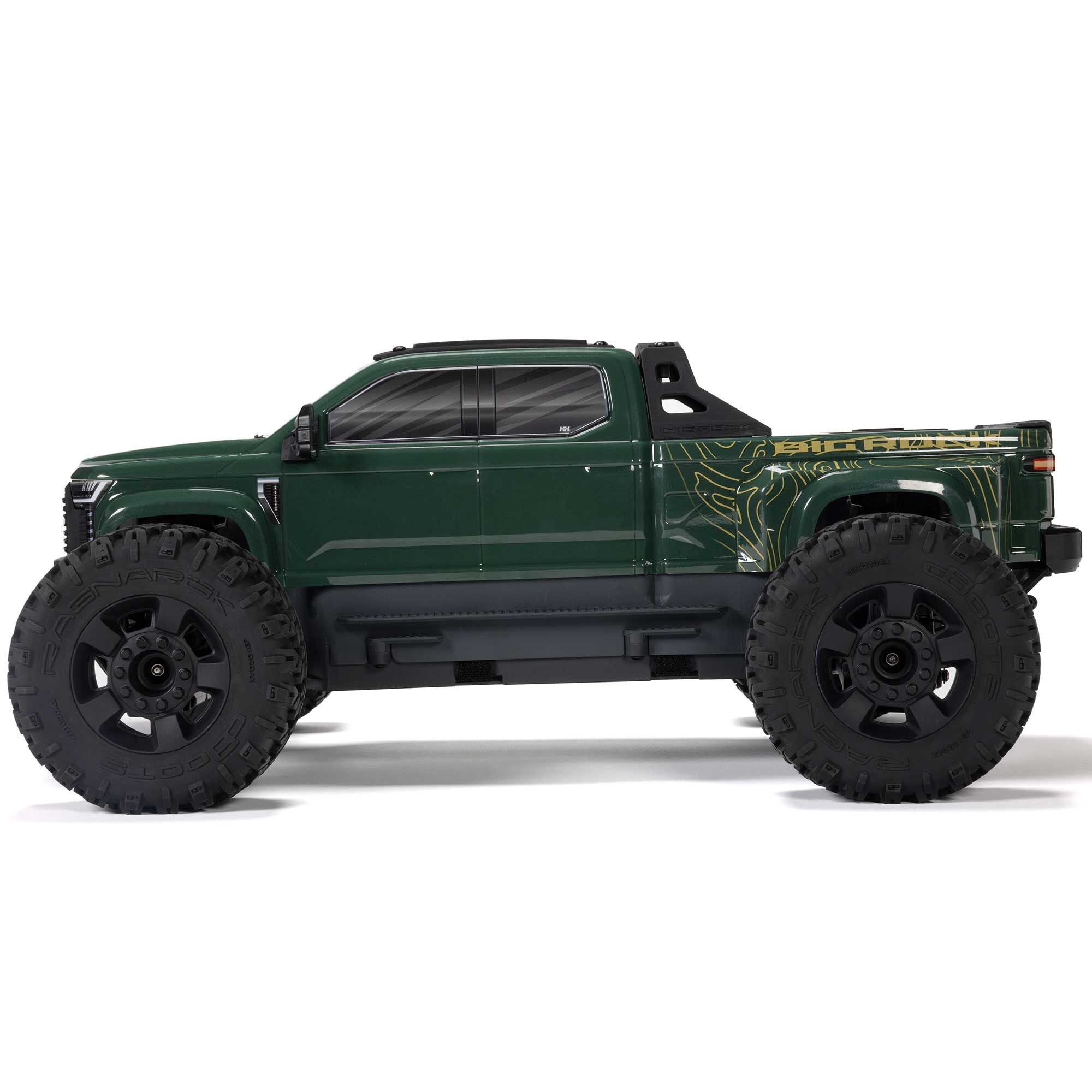 Arrma Monster Truck 1/10 BIG ROCK 223S DSC brushless 4X4 RTR vert - ARA4312V4T2 - Breizh Modélisme.
