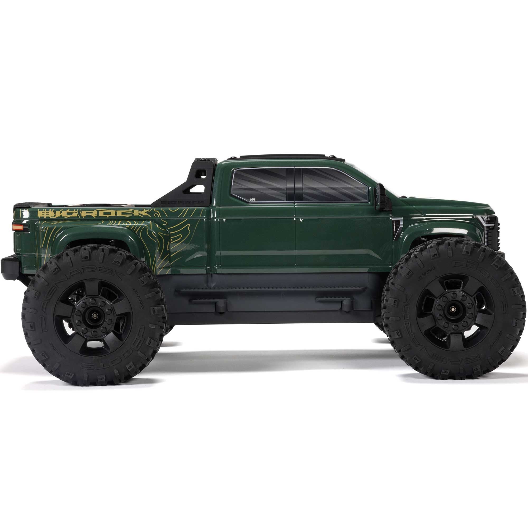 Arrma Monster Truck 1/10 BIG ROCK 223S DSC brushless 4X4 RTR vert - ARA4312V4T2 - Breizh Modélisme.