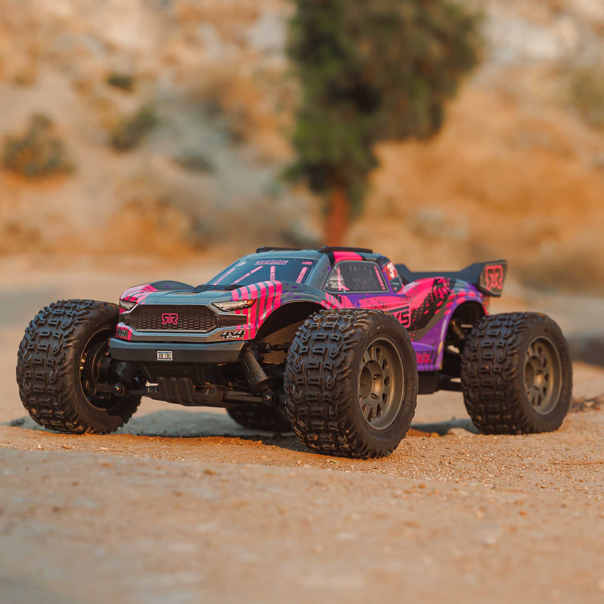 Arrma Vorteks 1/10 223S BLX brushless 4x4 stadium truck RTR violet - ARA4305V4T3 - Breizh Modélisme.