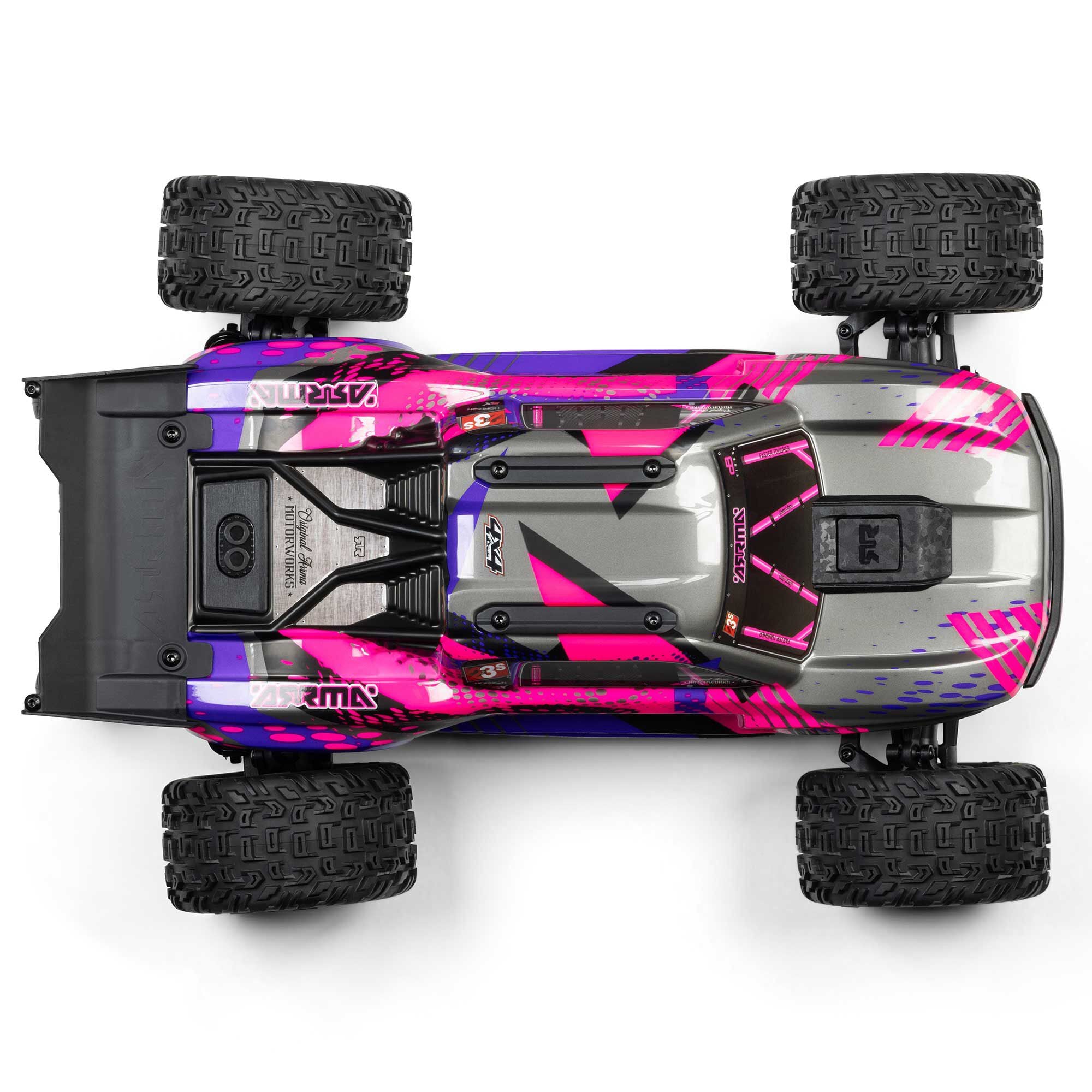 Arrma Vorteks 1/10 223S BLX brushless 4x4 stadium truck RTR violet - ARA4305V4T3 - Breizh Modélisme.