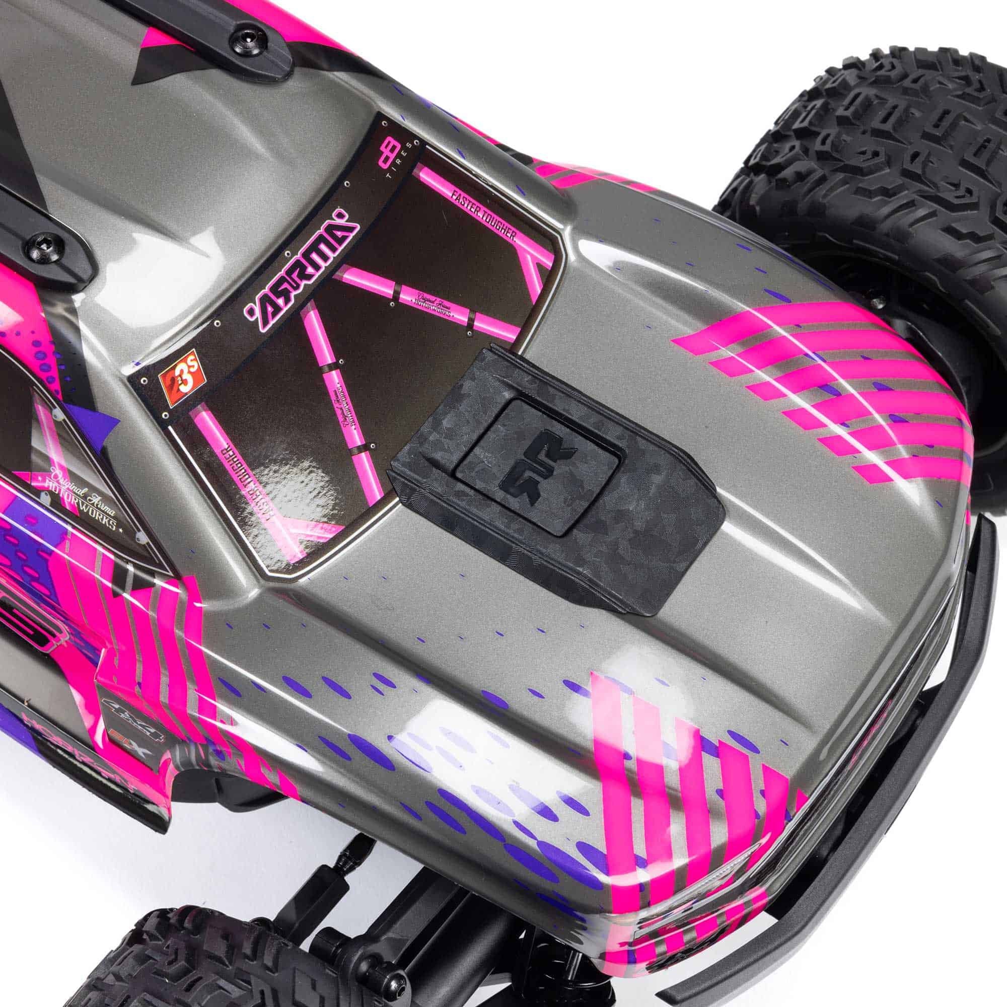Arrma Vorteks 1/10 223S BLX brushless 4x4 stadium truck RTR violet - ARA4305V4T3 - Breizh Modélisme.