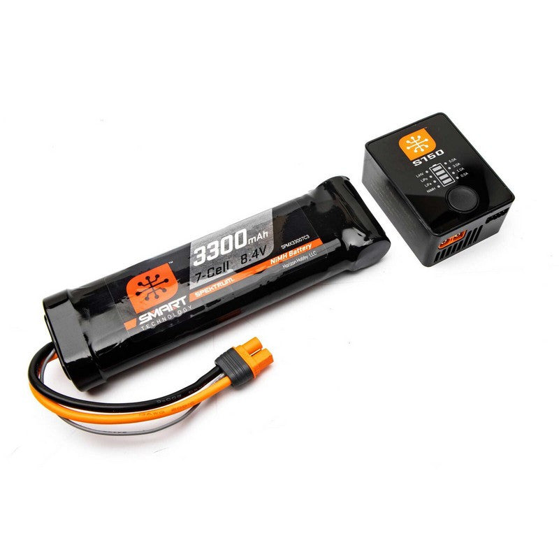 Bundle Smart Powerstage 1 : batterie et chargeur NiMH 7C (UE) - Spektrum SPMXPS1I - Breizh Modélisme