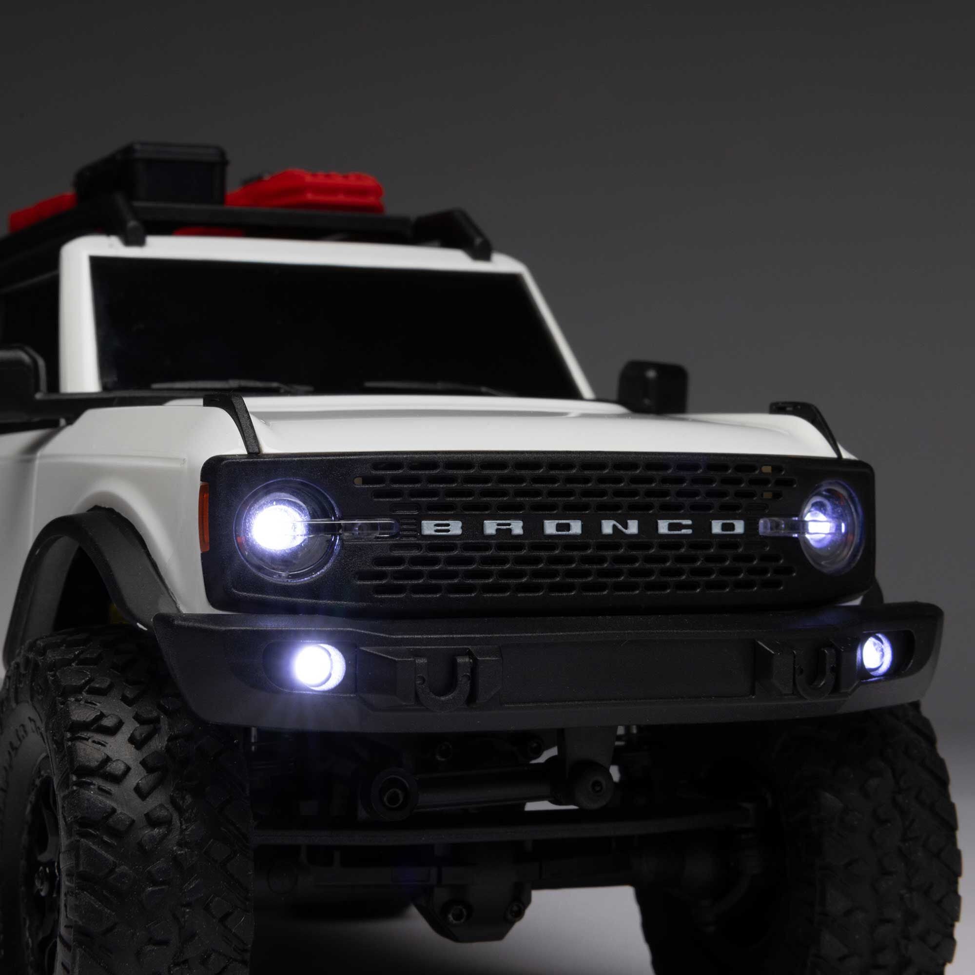 Mini Rock crawler 1/24 SCX24 Ford Bronco 4X4 RTR blanc - AXI00006V2T4