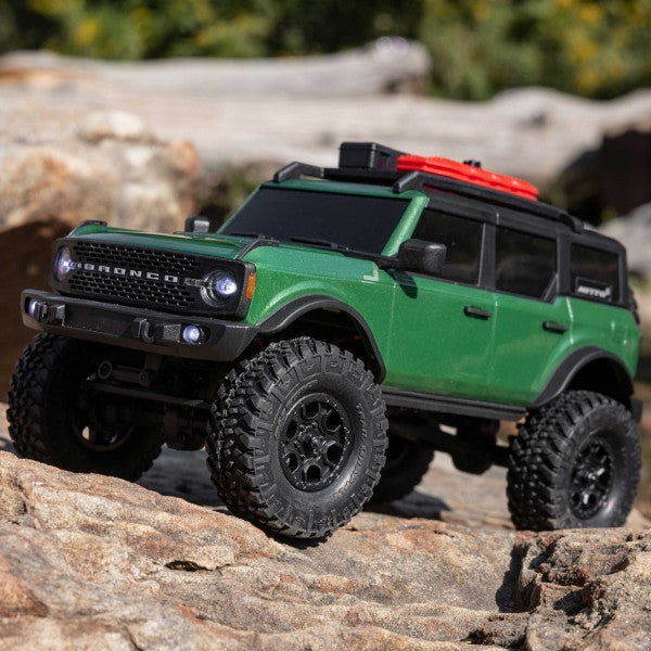 Mini Rock crawler 1/24 SCX24 Ford Bronco 4X4 RTR vert - AXI00006V2T5 - Breizh Modélisme.