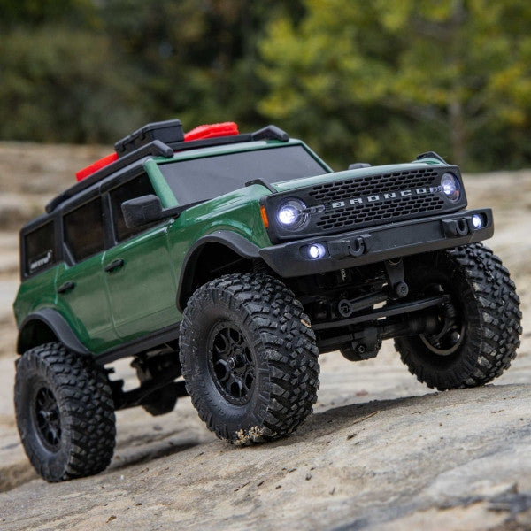 Mini Rock crawler 1/24 SCX24 Ford Bronco 4X4 RTR vert - AXI00006V2T5 - Breizh Modélisme.