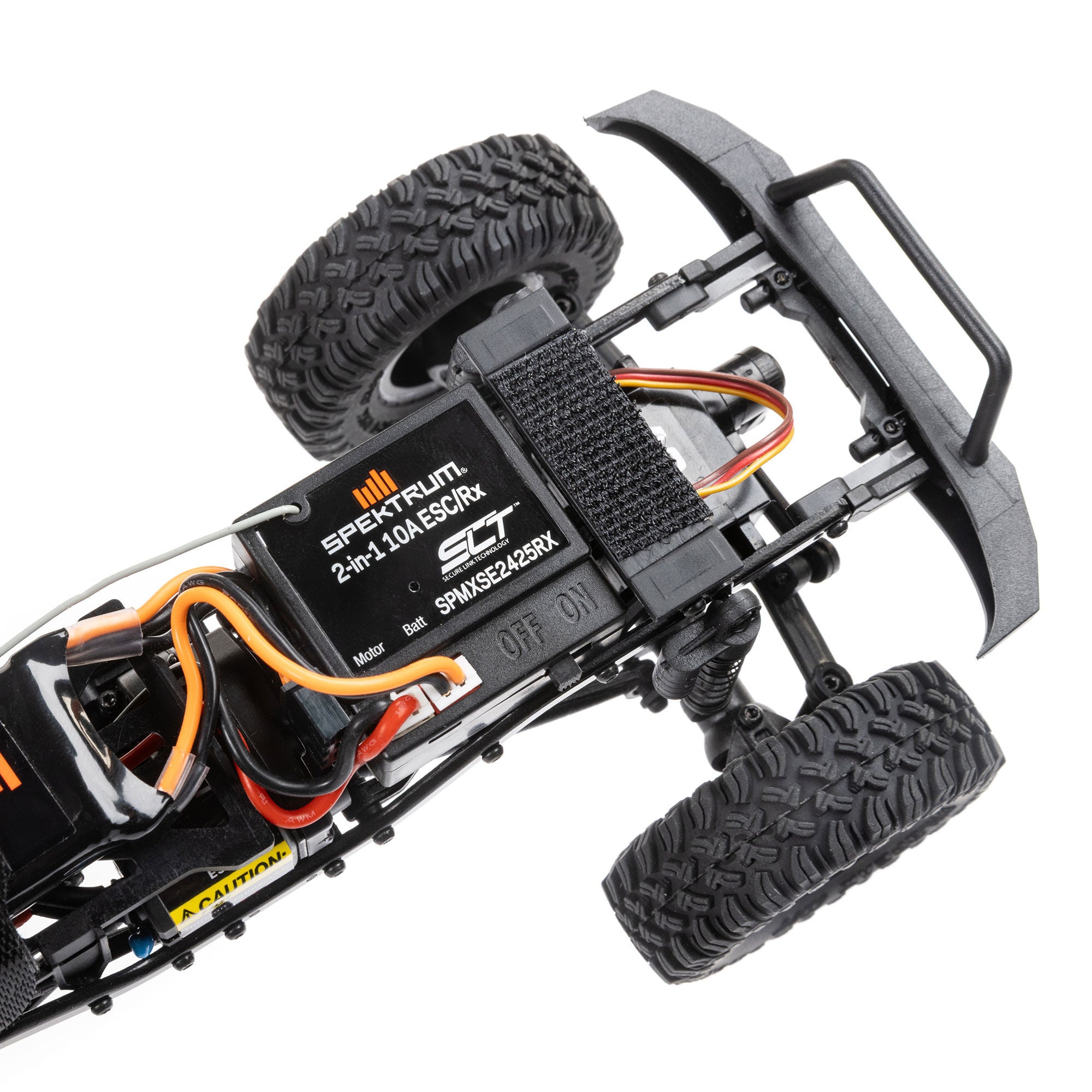 Mini rock crawler SCX24 Base Camp 4WD 1/24 charbon RTR bleu - AXI-1219T2 - Breizh Modélisme.