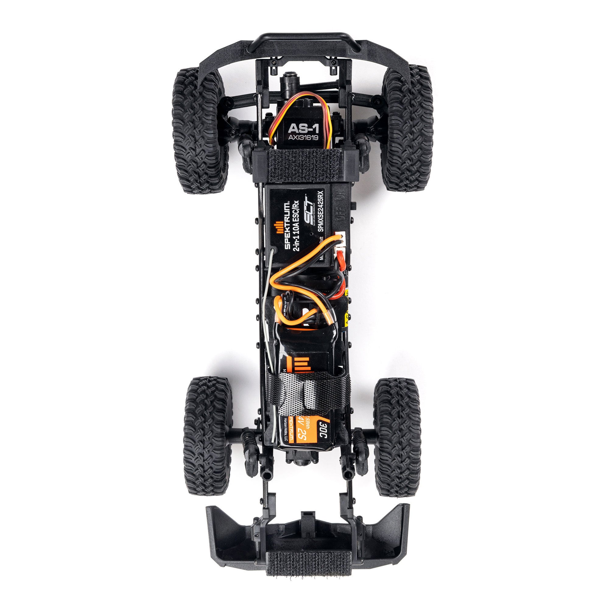 Mini rock crawler SCX24 Base Camp 4WD 1/24 charbon RTR bleu - AXI-1219T2 - Breizh Modélisme.