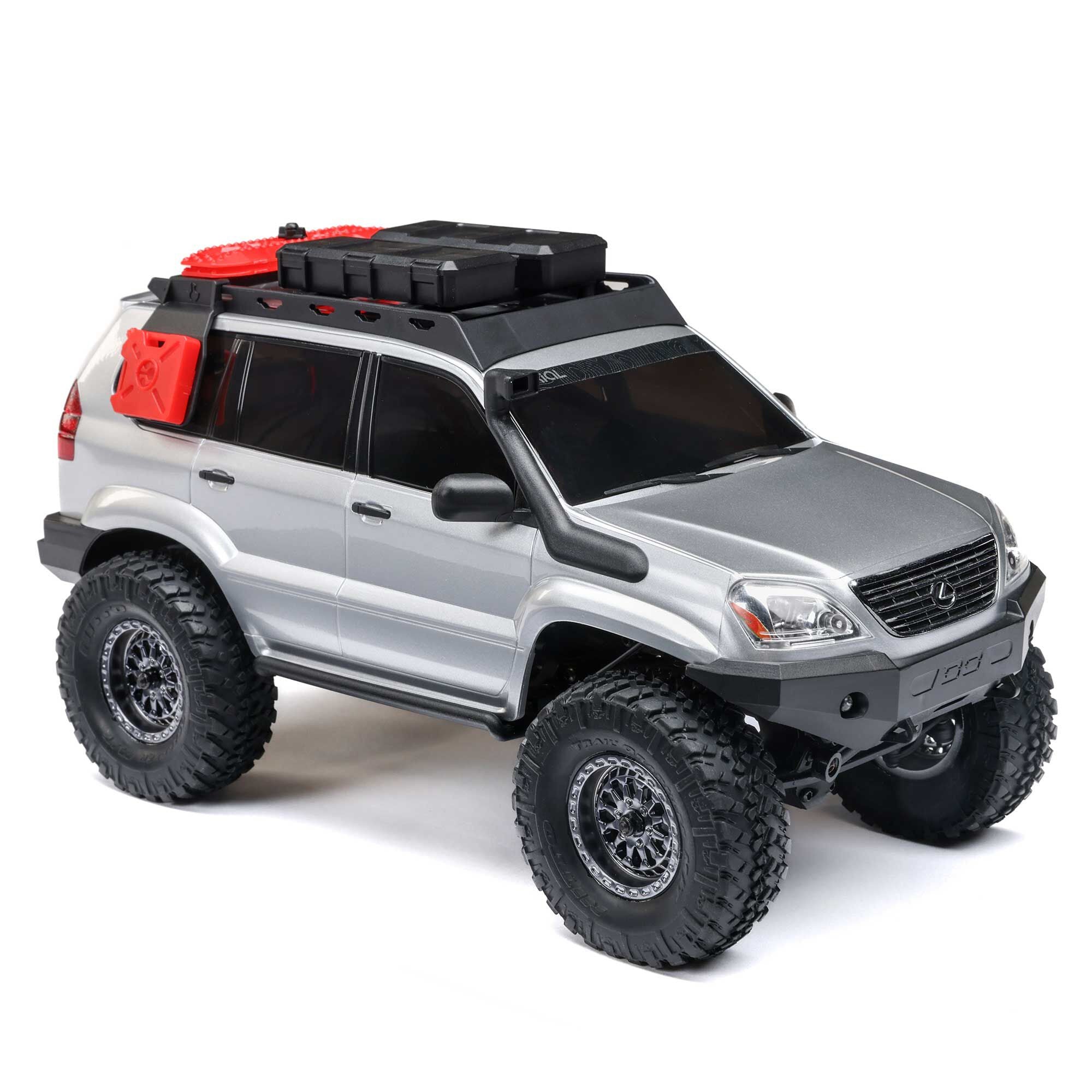 Mini rock crawler SCX24 Lexus GX 470 4X4 1/24 RTR argent - AXI-1532T2 - Breizh Modélisme.