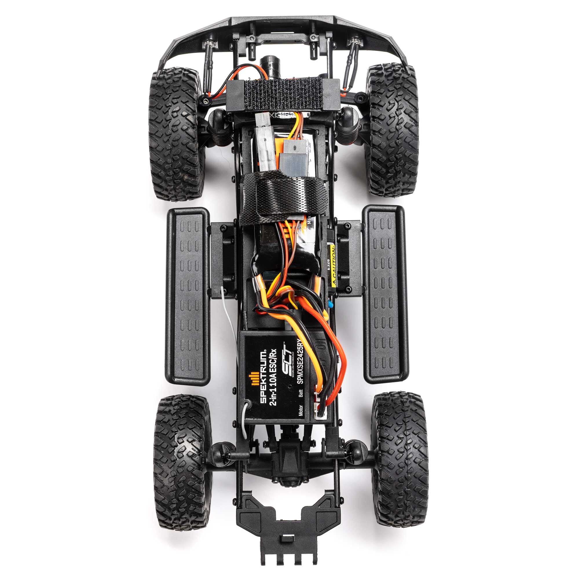 Mini rock crawler SCX24 Lexus GX 470 4X4 1/24 RTR argent - AXI-1532T2 - Breizh Modélisme.