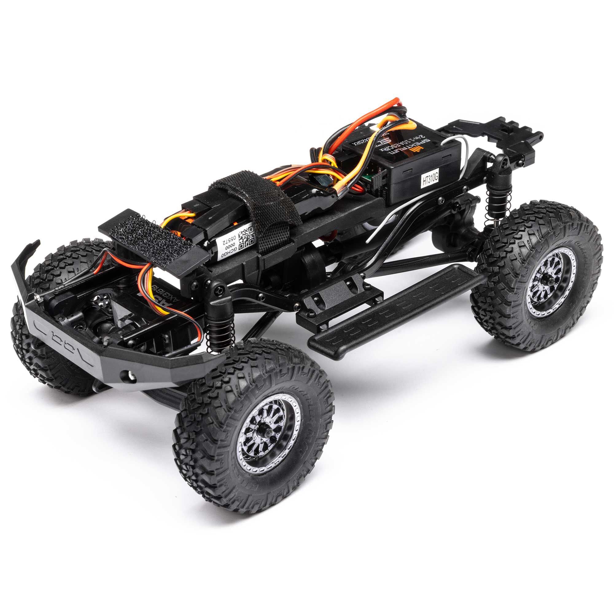 Mini rock crawler SCX24 Lexus GX 470 4X4 1/24 RTR argent - AXI-1532T2 - Breizh Modélisme.