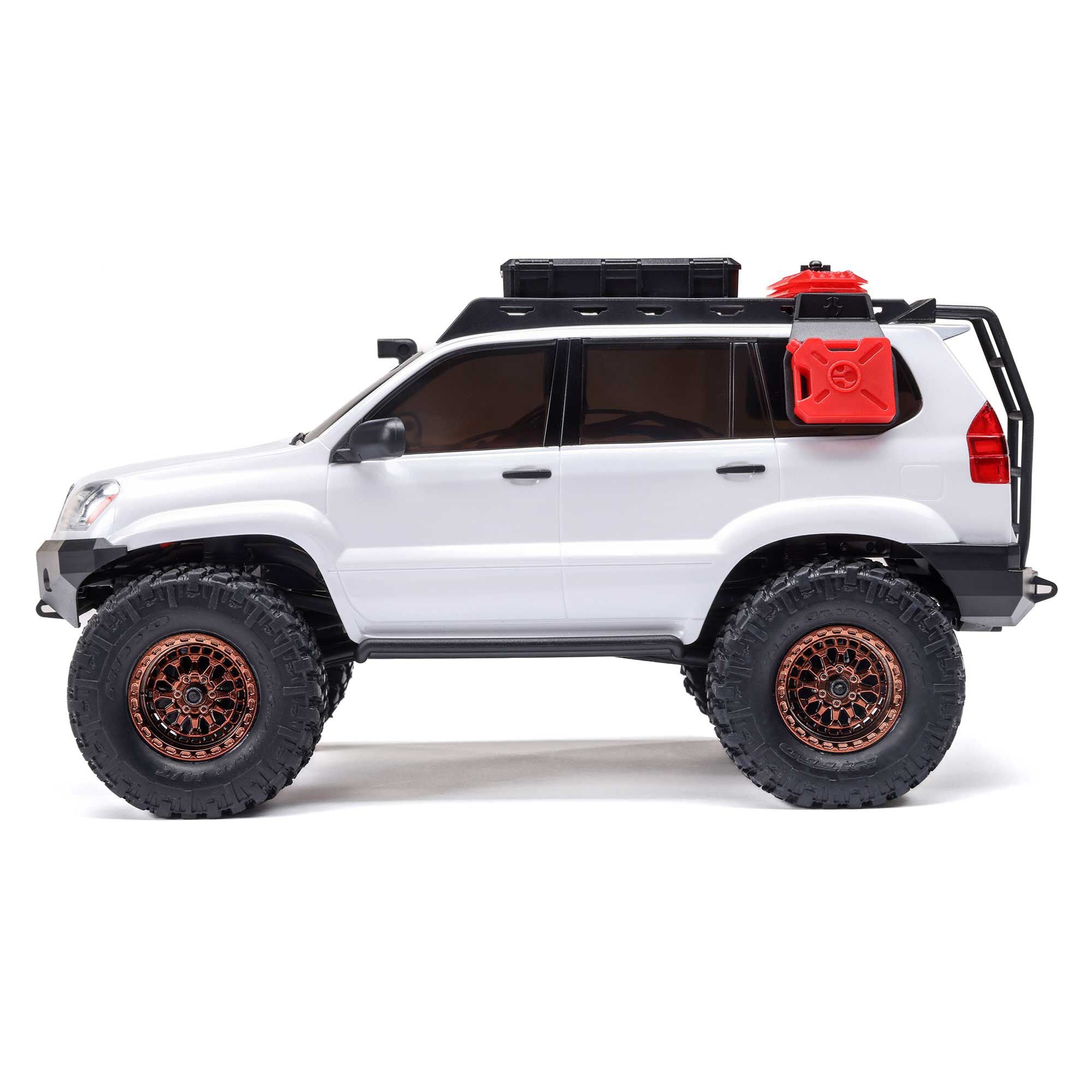 Mini rock crawler SCX24 Lexus GX 470 4X4 1/24 RTR blanc - AXI-1532T1