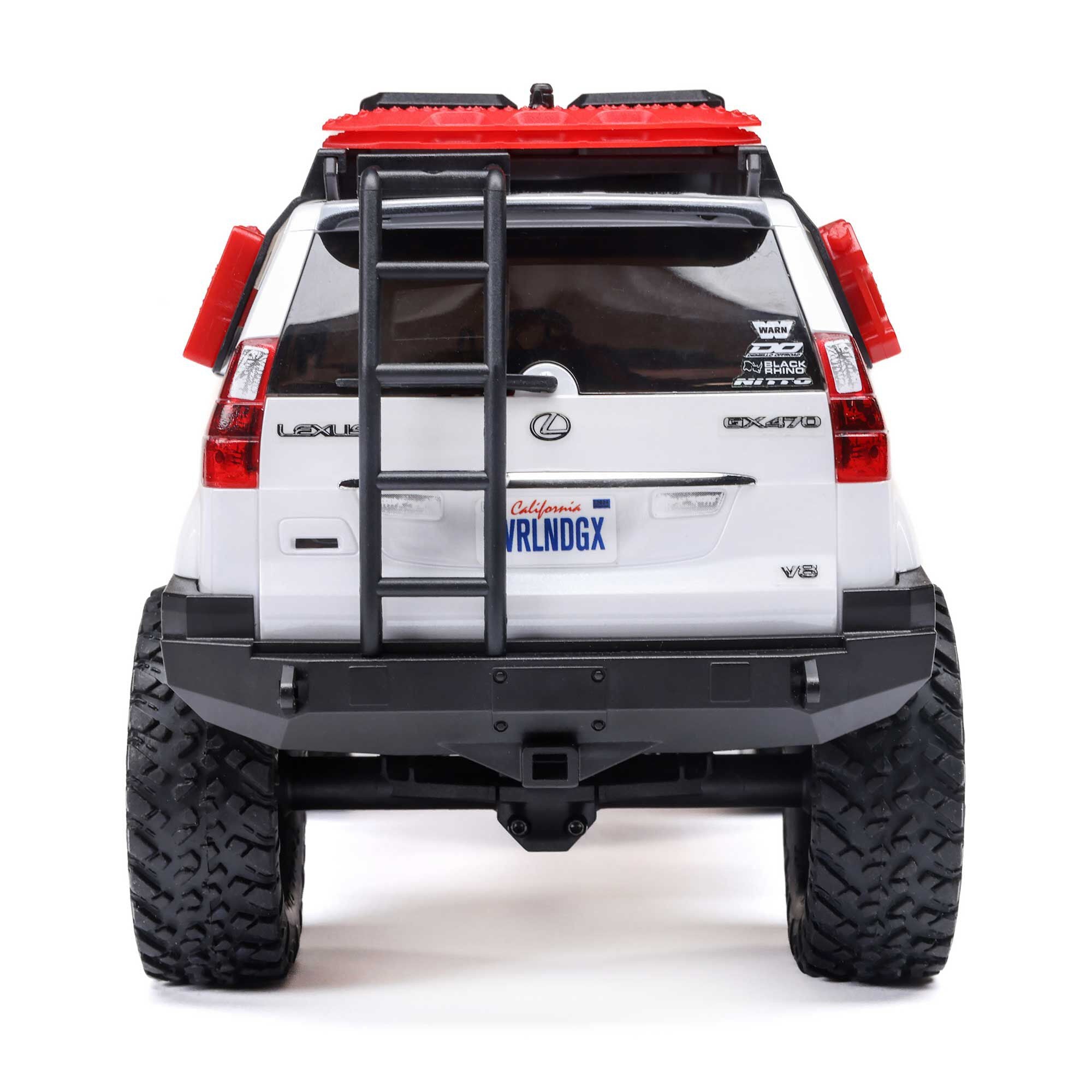 Mini rock crawler SCX24 Lexus GX 470 4X4 1/24 RTR blanc - AXI-1532T1 - Breizh Modélisme.