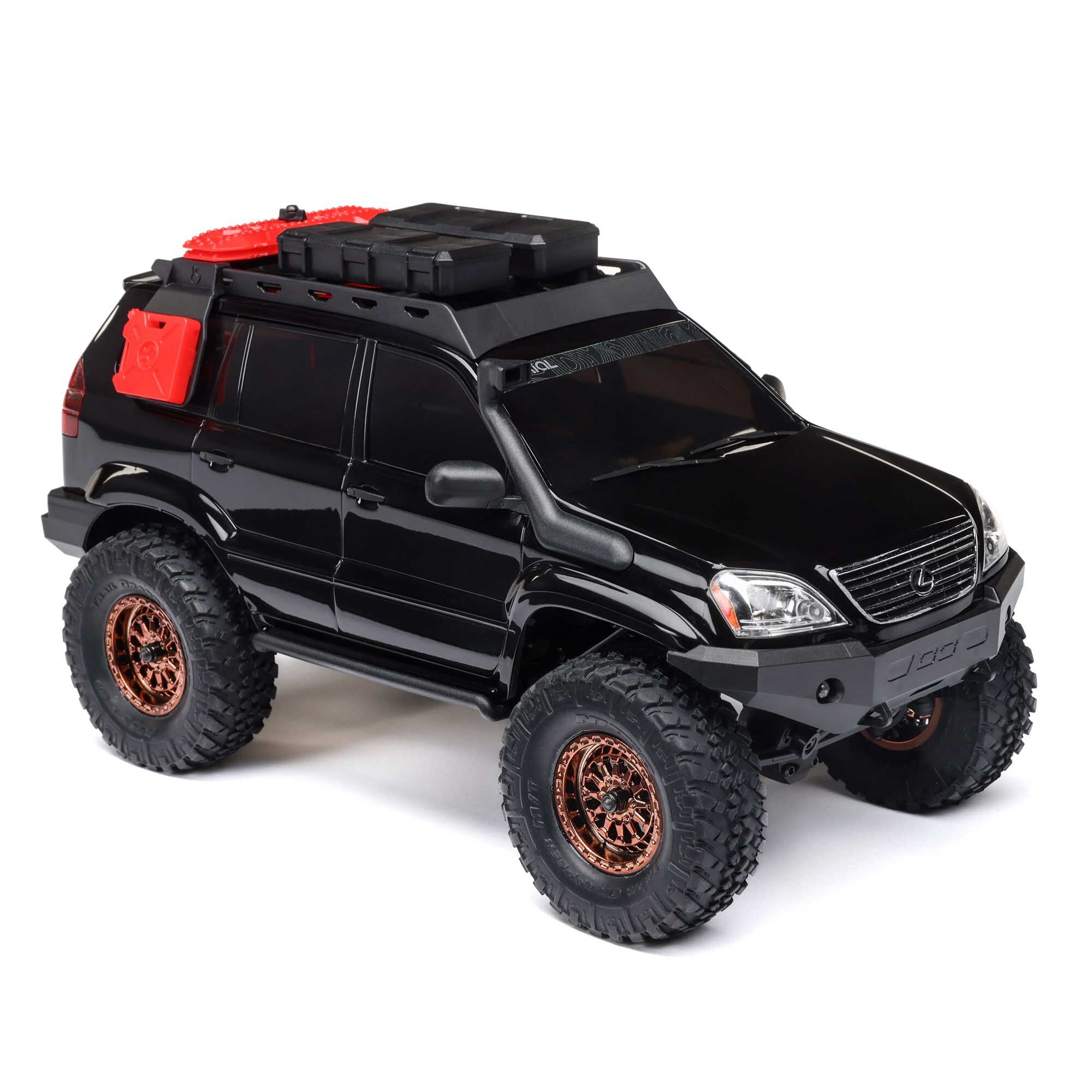 Mini rock crawler SCX24 Lexus GX 470 4X4 1/24 RTR noir - AXI-1532T3