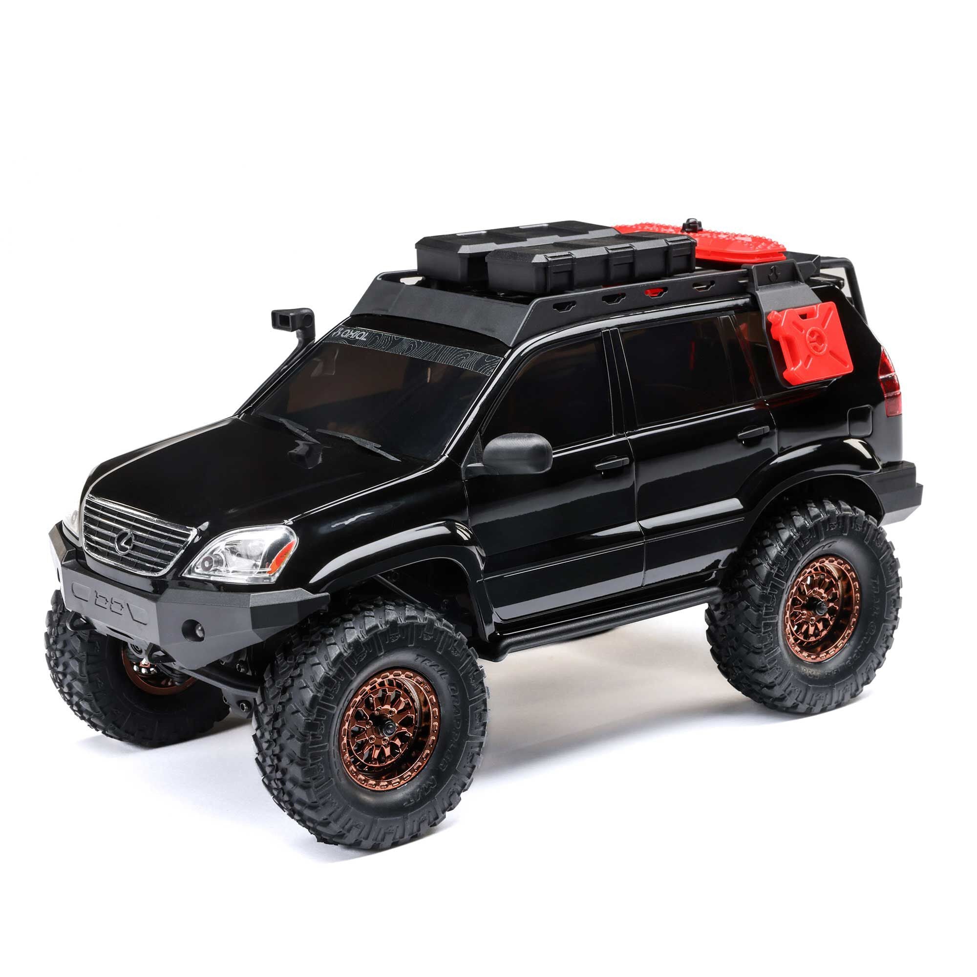 Mini rock crawler SCX24 Lexus GX 470 4X4 1/24 RTR noir - AXI-1532T3