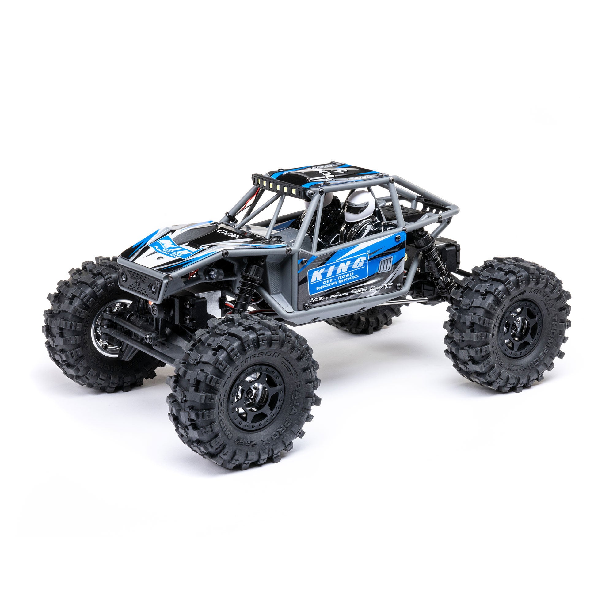 Rock crawler UTB18 Capra 1/18 4WS 4X4 RTR bleu - AXI-1750T1