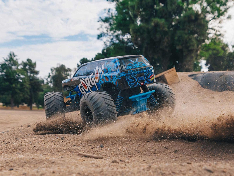 Arrma Gorgon 2WD MT 1/10 RTR Bleu ARA3230T1 - Breizh Modélisme.